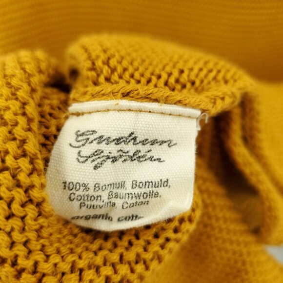 Gudrun Sjoden Crew & Scoop Neck Sweater M Mustard Yellow - Picture 14 of 15